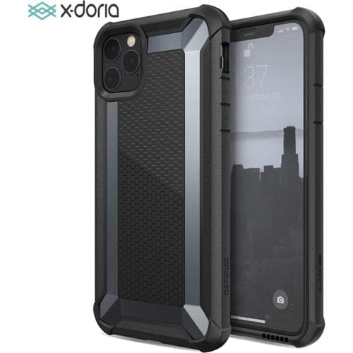 X-Doria Defense Tactical Phone Case For iPhone 11 Pro Max Military Grade Drop Tested Case Cover For iPhone 11 Pro Aluminum Cover