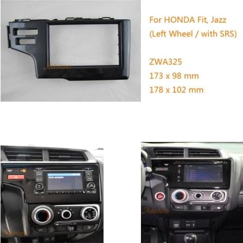 ZWNAV 11-325 CD RADIO STEREO FASCIA FACIA PANEL FITTING KIT for HONDA Fit,Jazz 2013+(Left Wheel/with SRS)