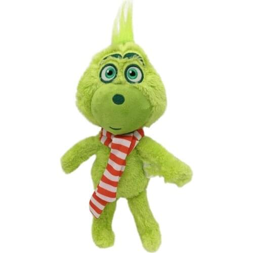 3PCS 28-32cm How the Grinchs Stole Plush Toys Christmas Grinch Max Dog Toy Soft Stuffed Doll For Children Christmas Gifts