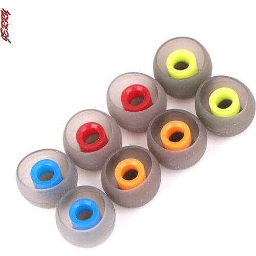 Hot Sale 30 Colorful Silicone Earplugs Headphone Accessories Earplugs Soft Earplug Cup Earphone Cap Earplug Cushion