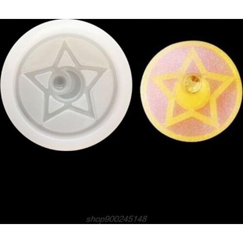 3Pcs Cartoon Heart Cat Star Pendant Resin Casting Mold Cute Heart Star Wings Keychain Pendnant Jewelry Making M23 21 Dropship