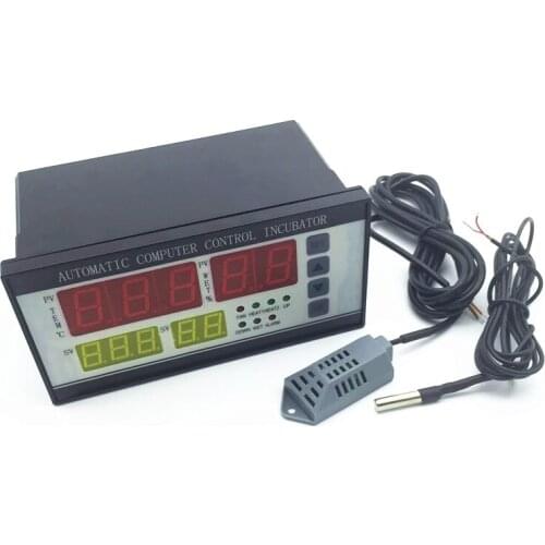 Free shipping XM-18 Incubator Controller AC 180V-240V, 50HZ With temperature and humidity detector XM- Incubator Controller