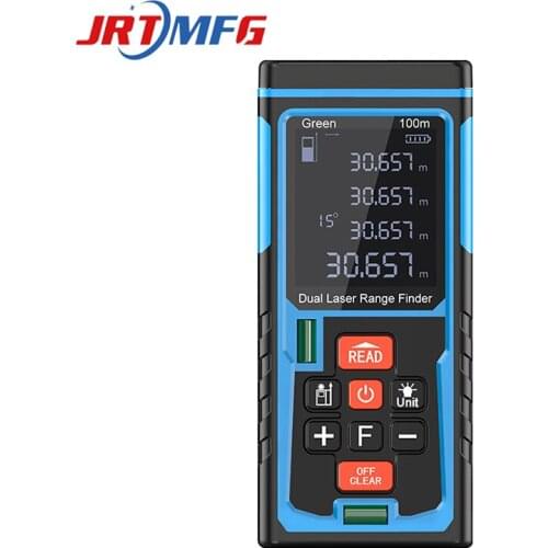 JRTMFG Red and green laser rangefinder strong light green light indoor and outdoor altimeter room meter infrared meter G Series