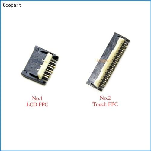 Coopart New LCD display/Touch FPC Connector Port Plug on mainboard for ASUS zenfone2 ZF2 ZE500KL Z00ED zenfone 2 top quality