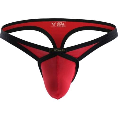 Sexy Men G String Thongs Bikini Gay Men Underwear Men T-Back Thong Homme Jockstrap Mens Briefs Male Sexy Penis U Pouch Panties