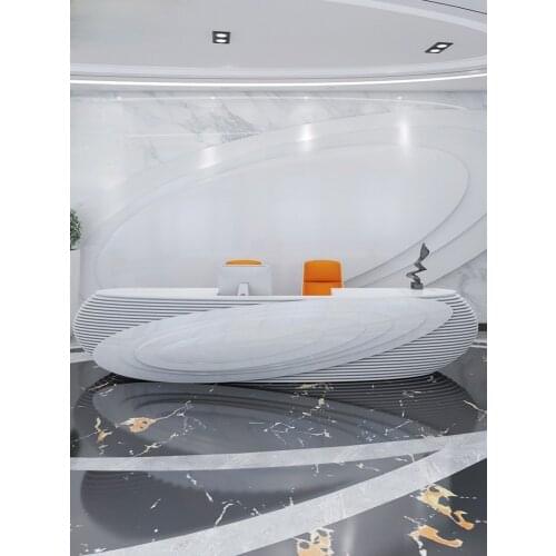 Reception counter modern fashion hotel front desk beauty salon bar counter cashier