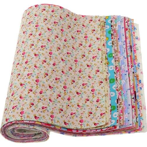 Multi Fat Quarters Fabric Bundles, Quilting Fabric for Sewing Crafting DIY Handmade Crafts , 11.8 x 7.8 inch