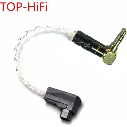 TOP-HiFi 4 Cores Silver Plated 4pin RSA/ALO Balanced to 3.5mm Stereo Male Audio Adapter Cable For SR71 SR71B RXMK3 SOLO