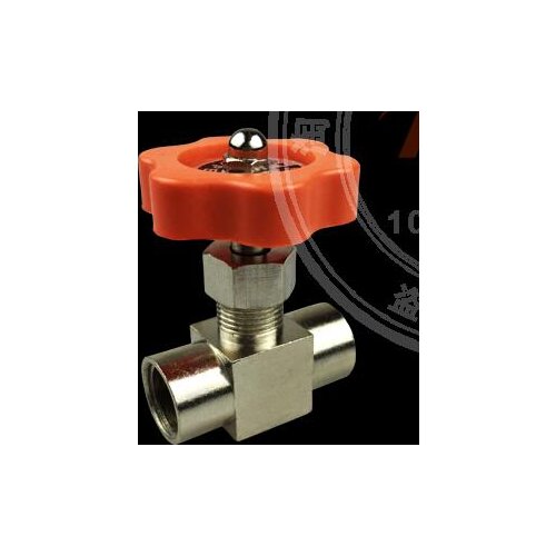 1/4" BSP Nickel-Plated Brass Threaded Needle Valve