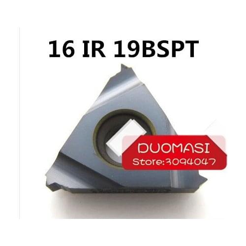 16 IR 19 BSPT Indexable Tungsten Carbide Threading Lathe Inserts for SNR Threaded Lathe Holder