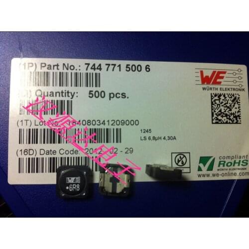 7447715006 WE6R8 1245 6.8UH 4.3A 12X12X4.5MM power inductors