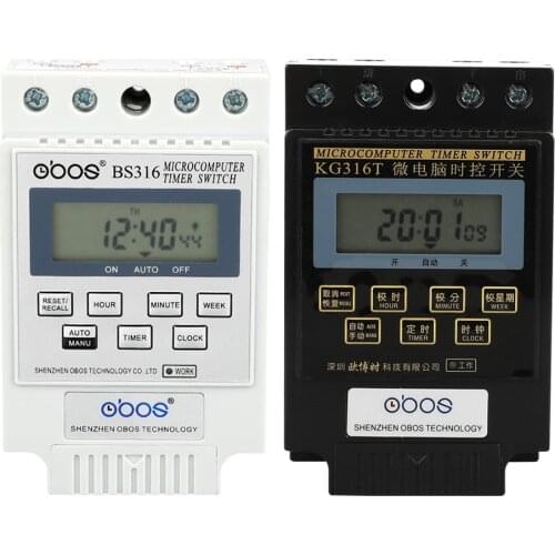 Black/white optional 110V timer switch timer digital with 10 times on/off times per day/weekly set range 1m-168H for B2C market