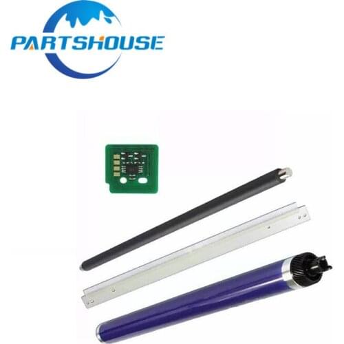 1Set Color OPC Drum chip Clean blade PCR charge roller kit for Xerox DC240 242 250 252 260 WC7655 7755 7665 7675 7755 7765 7775