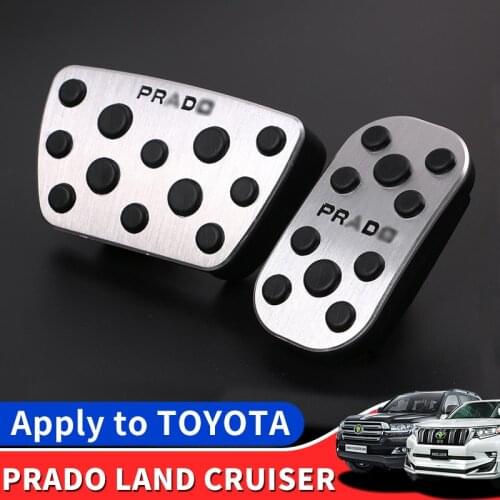 For 2010-2021 Toyota Land Cruiser Prado 150 200 Accelerator Brake Pedal Non-Slip Pad Clutch Interior Modification Accessories