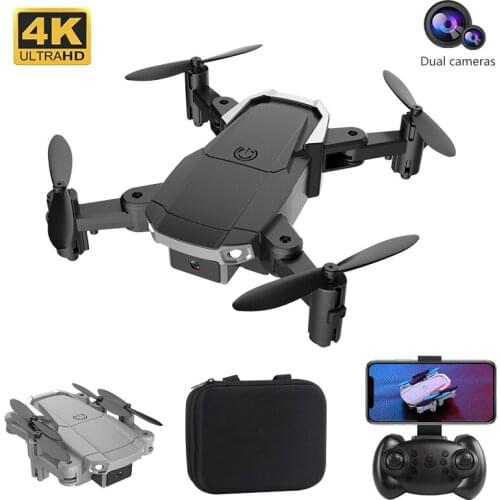 H6 Mini Drone 4K 1080P HD Dual Camera Foldable RC Quadcopter WiFi FPV One Key Return Height Keeping Aerial Camera Toy Gift