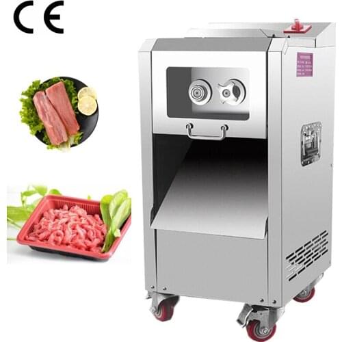 Commercial Meat Slicing Machine Vertical-type Meat Slicer Electric Meat Cutting Machine 2200W Large Power Meat Mincer