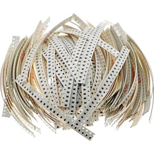 3400pcs/lot 170 Value 0805 SMD Resistor Kit 0R~10MR 1/8W 5% Chip Fixed Resistor set
