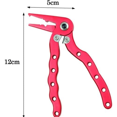 Fishing Plier, Multi-Functional Aluminum Fishing Hook Remover Braid Cutter Angling Tool Fishing Tackle Accessory