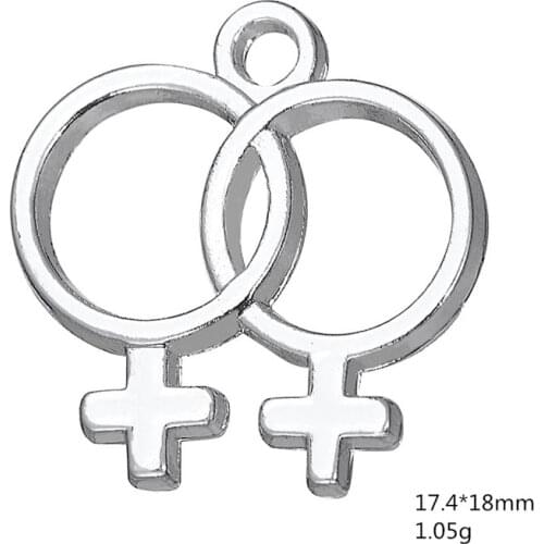 Skyrim 20pcs Jewelry Making Supplies Gay Pride Charms Lesbian Female Autism Pendants for DIY Jewelry Necklace/Bracelet Making
