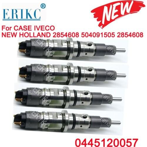 4PCS 0 445 120 057 Common Rail Injector 0445120057 0986435552 Diesel Fuel Injector 0445 120 057 for IVECO Renault