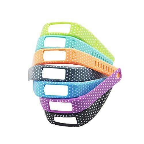 1 PCS Small Green Color With White Dots Spots Replacement WristBand for Garmin Vivofit(No Tracker, Replacement Bands Only)
