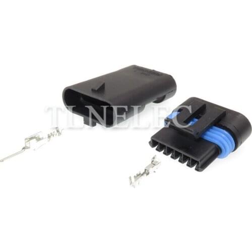 12066317 12162261 Delphi Metri-Pack 6 Pin Male Female Electrical Flat Accelerator Pedal Plug Sensor Socket Connector