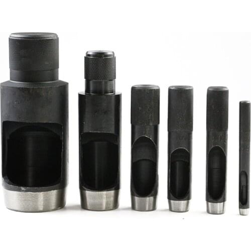 Black leather strap punch punch DIY craft hollow punch punch tool