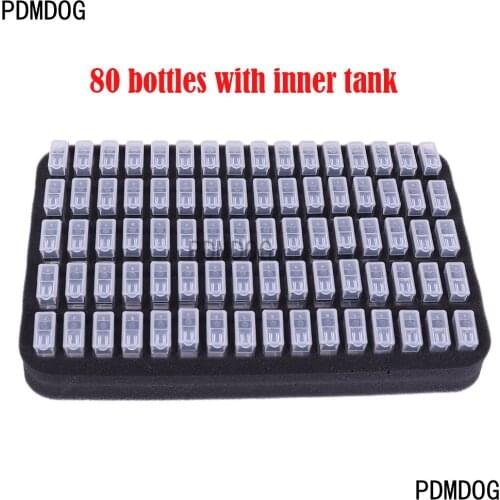 30/80 slot foam with bottle Diamond Painting Cross Stitch Accessories Tool Container Storage 5D Embroidery Mosaic Gift For case