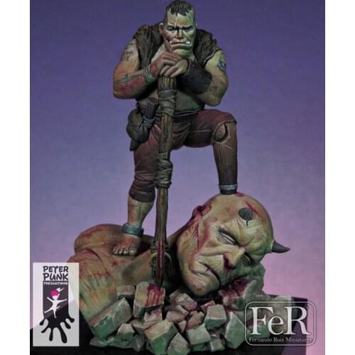 54mm Resin kit Science fiction orcs big day