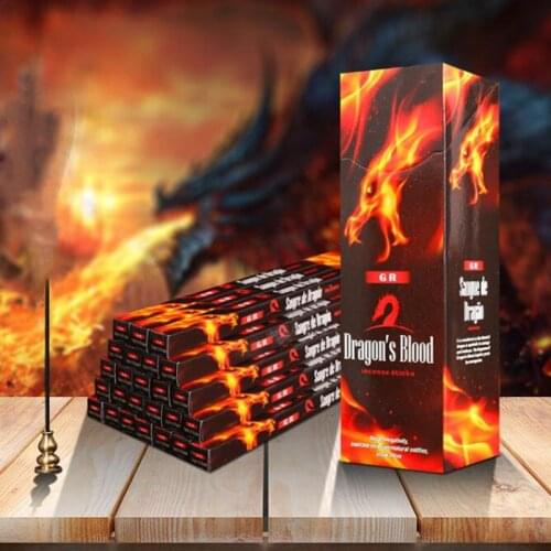 Ambergris Dragons Blood Aroma Incense Aromatic Incense Stick 25 Small Boxes/ A Big Box India Incense Home Air Clean Accessories