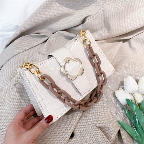 White womens bag wallets shoulder bags 2020 upscale handbag Shoppers crossbody mini brand korean with chain wholesale party bag