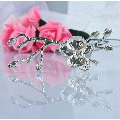 Free shipping gold silver flower napkin ring,wedding, holiday decoration napkin holder 4pcs qn20090102