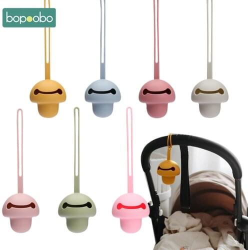 Bopoobo Baby Feeding 1PCS Silicone Smiling Baby Pacifier Storage Box Multicolor NO FPA Easy To Carry Clean Safe Pacifier Box