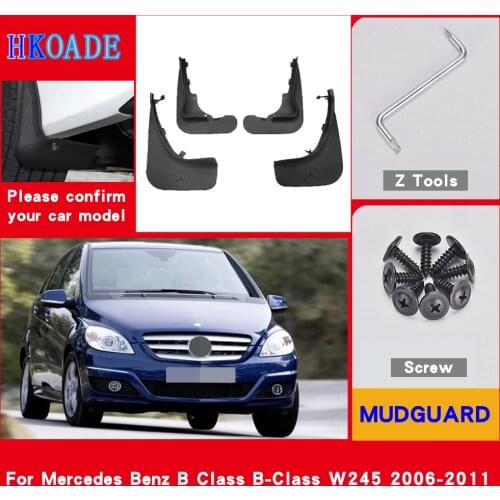 Car Mud Flaps For Mercedes Benz B Class B-Class W245 2006-2011 Mudguards Splash Guards Fender Mudflaps Car Fender Accessories