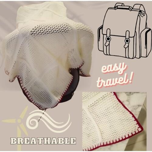 Four Seasons For Boys 70*90 Size Knitted Baby Blanket Newborn Breathable Swaddle Super Soft Toddler Quilt Mattress Stroller