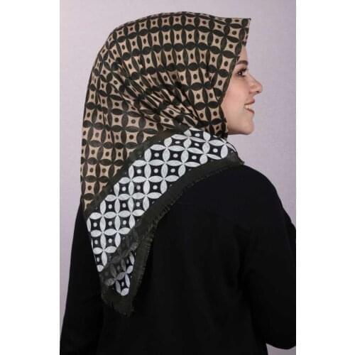 ERBİL PATTERNED LINEN FLAMLI SCARF-DESEN-07-RENK-04