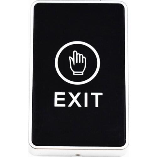 Infrared Door Exit Button Touch Release Push Switch Contactless with Bule light for Electronic Door Lock Access Control System