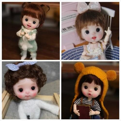 OB11 doll customization doll 1/8 BJD dolls OB doll DIY polymer clay 201911