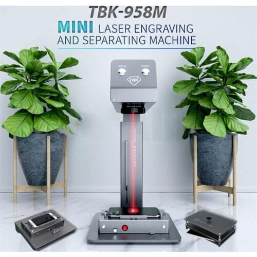TBK-958M Mini Laser Separating Engraving Machine Fully Auto Laser LCD Screen Remover For Phone Screen Rear Glass Cutting Tool