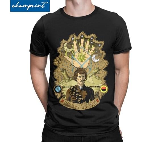 Cool The Sleeper Awakens T-Shirt for Men T Shirt Dune Herbert Frank Arrakis Sandworm Science Fiction Tee Shirt Party Tops