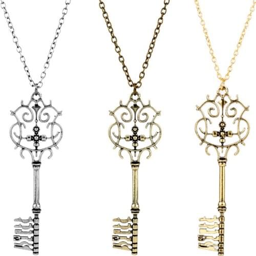 Dongsheng New The Nutcracker And The Four Realms Clara Necklaces Mysterious Key Pendant Choker Girl Woman Cosplay Jewelry -30