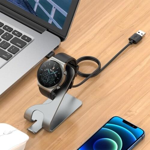 Compatible for Huawei Watch3/GT2 PRO Charging Cable Base Bracket Watch Station Magnetic Charger Stand Charging Holder