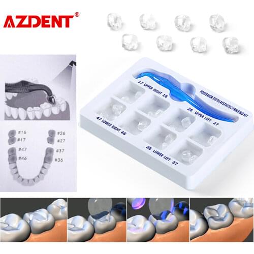 Dental Orthodontic Posterior Teeth Aesthetic Printing Kit Printing Restoration Teeth Quick Built