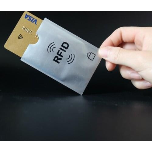 1Pcs Case Covers Protection Id Bank Card Case Prote Anti Theft for Rfid Credit Card Protector Blocking Cardholder Sleeve Skin Ct