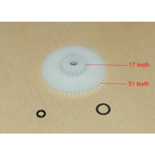 1pcs High Quality Double-deck Gear Drum Wheel Strength Retrofit Component 23404 Suitable ABU Drum Wheel