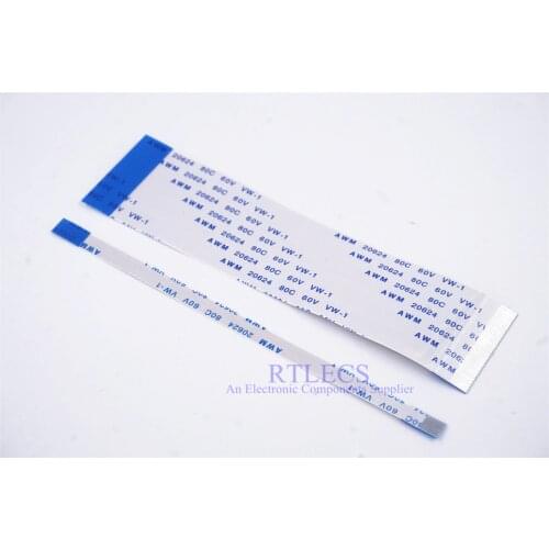 10PCS FFC FPC Ribbon Flexible Flat CABLE PITCH 0.5MM 200 mm Reverse Contact Side 4 6 8 10 12 16 20 30 40 50 60 80 Pin Opposite