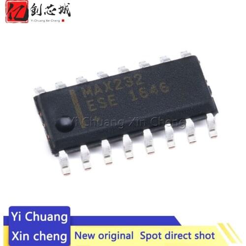 10PCS MAX232ACSE MAX232CSE MAX232ESE MAX232DR MAX232A MAX232 SOP-16 In Stock