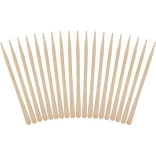 100pcs Disposable Wooden Waxing Stick Wax Bean Wiping Wax Tool Disposable Hair Removal Beauty Bar Body Beauty Tool