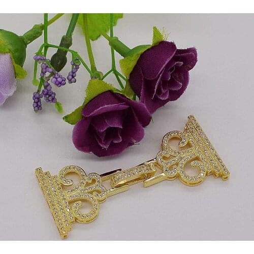 2pcs/lot 25x60mm Womens High Qualit Classic with Zircon, multi-row bracelet clasp accessories