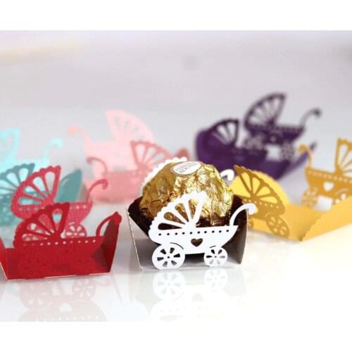 50pcs Laser Cut Chocolate Bar Wedding Favors and Gifts Baby Shower Paper Candy Dragee Gift Box Wedding Decor Packaging Wrapping
